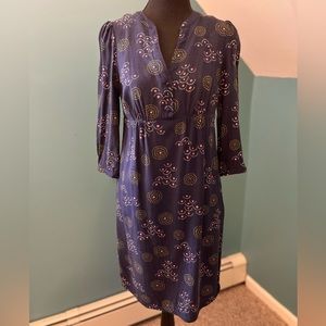 Boden Navy Floral Martha Dress Size 4